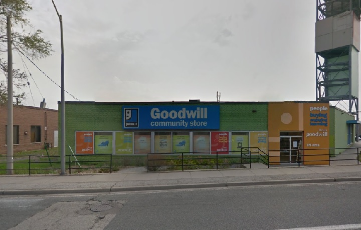 Google Maps image of the Goodwill store at 871 Islington Ave.