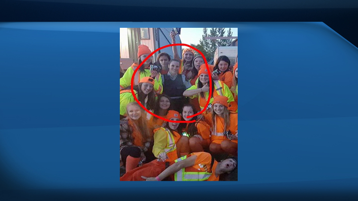 RCMP made good on their promise and showed up to the party in Lumsden with chips and salsa.