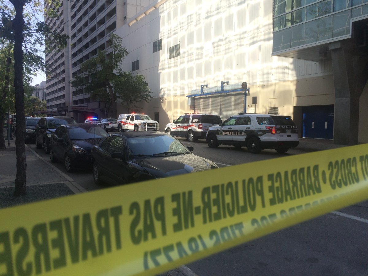 Winnipeg Police close off areas of Winnipeg's downtown after reports of a suspicious package. 