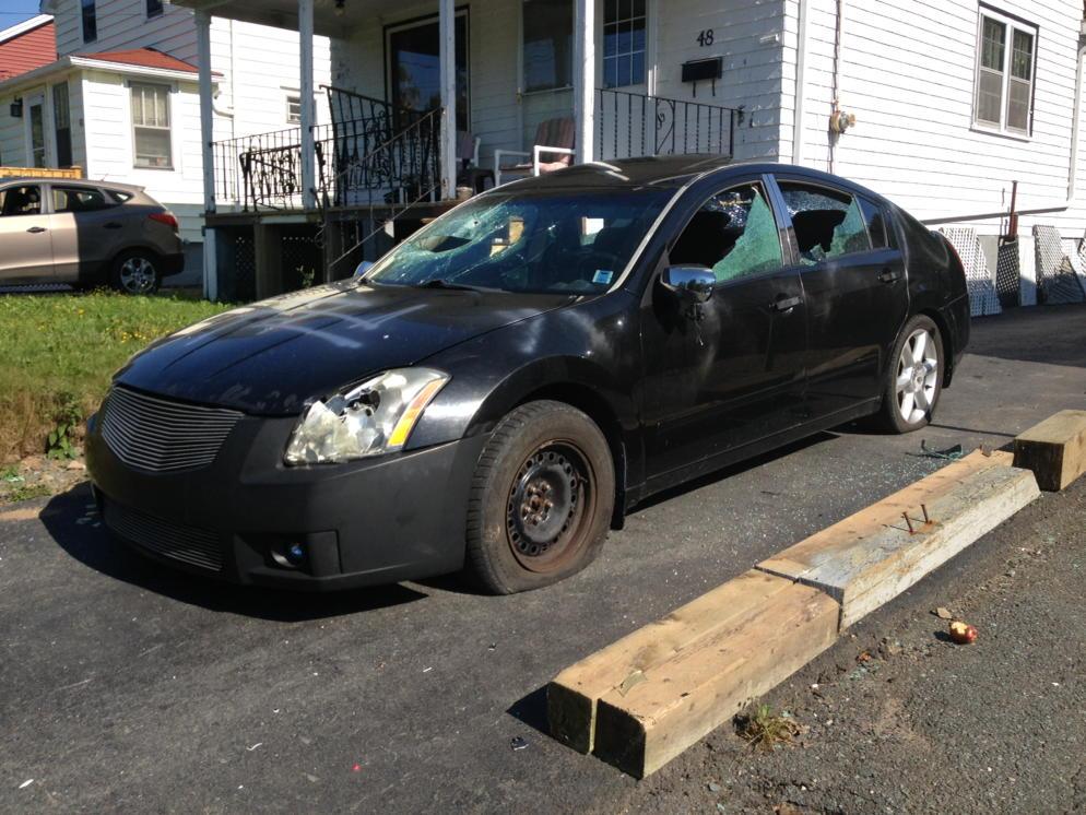 A car on Lahey Road in Dartmouth suffered significant damage in what Halifax Police believe may be a hate crime.