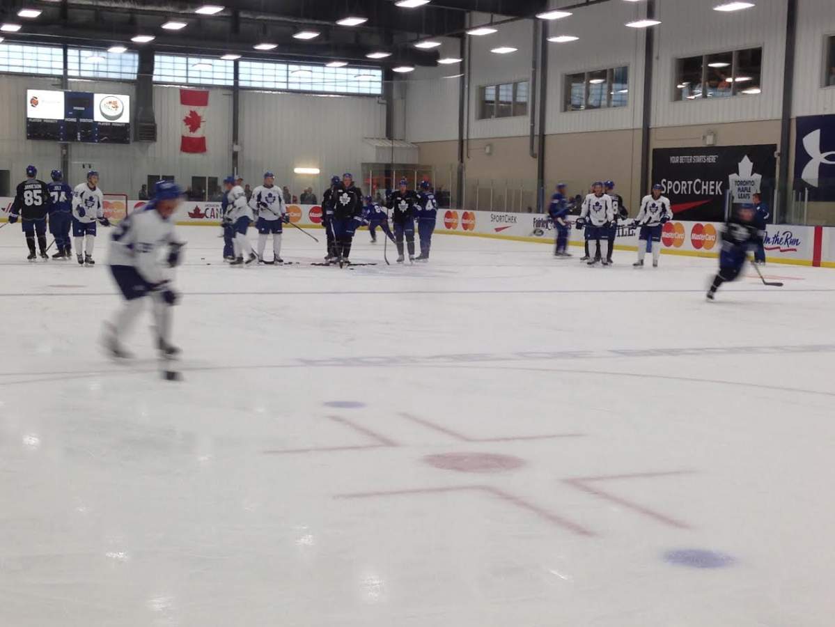 Maple Leaf fans turn out in droves for team’s training camp - image