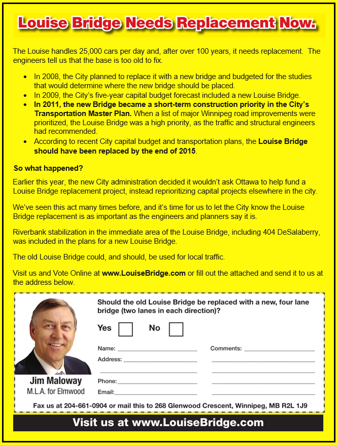 Group calls for quick replacement of the Louise Bridge - image