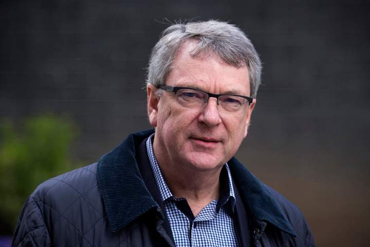 Lynton Crosby, the Conservative Party election campaign consultant, walks through Downing Street on March 30, 2015 in London, England. 