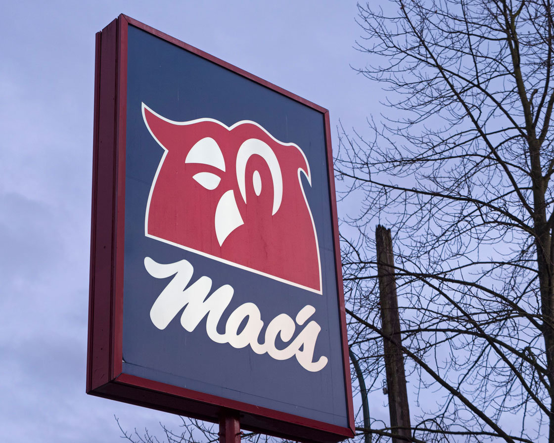 A Mac's sign in Ontario.