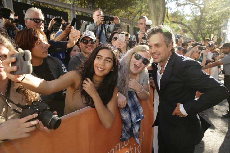 Mark Ruffalo at the 
'Spotlight' Premiere, Toronto International Film Festival, Sept. 14, 2015.