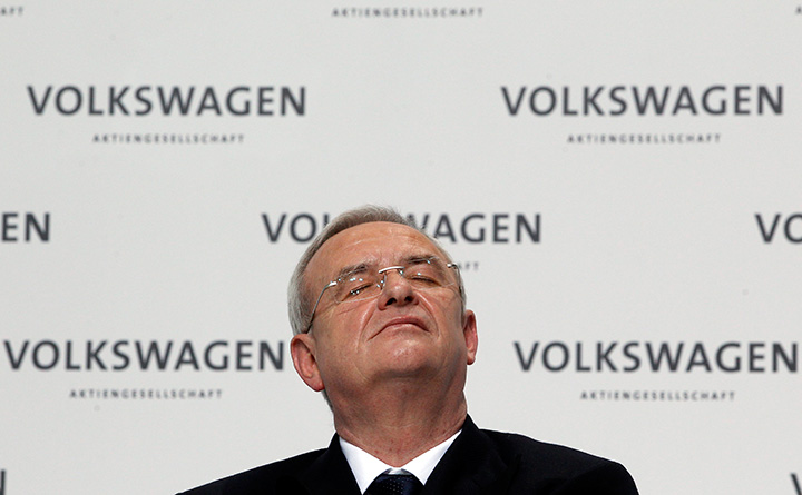 In this March 12, 2012 file photo Volkswagen CEO Martin Winterkorn attends the company's annual press conference in Wolfsburg, Germany. 