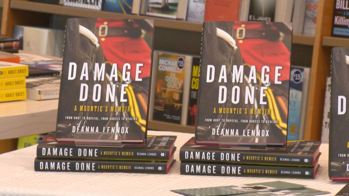 Deanna Lennox was in Calgary signing her new book Damage Done: A Mountie’s Memoir on Sunday.