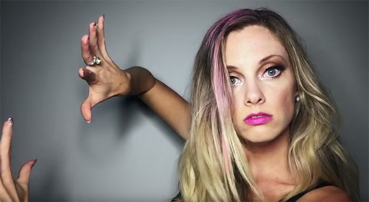 Nicole Arbour, shown above, in a still taken from the “Dear Fat People” video.