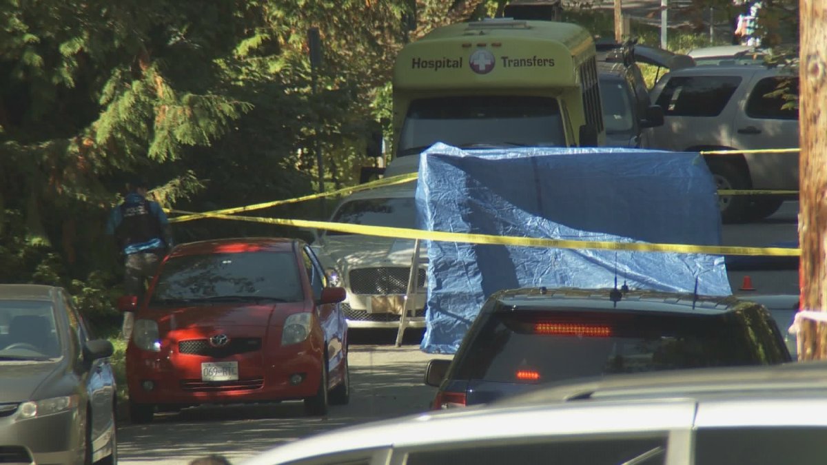 FILE: Scene of the 2015 North Vancouver homicide.