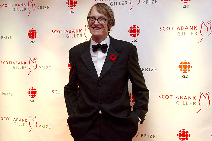 File photo: Author Patrick deWitt arrives for the Giller Prize awards after being nominated for the book "The Sisters Brothers" in Toronto on November 8, 2011. 