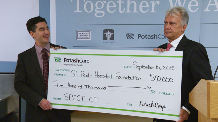 PotashCorp announced a half-a-million dollar donation to support St. Paul’s Hospital in its work to prevent and treat kidney disease in Saskatchewan.