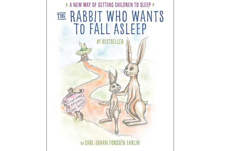 This undated photo provided by Penguin Random House shows the cover of Carl-Johan Forssen Ehrlin's "The Rabbit Who Wants To Fall Asleep.