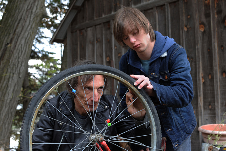 Julian Richings and Dylan Harman in a scene from 'The Rainbow Kid'.