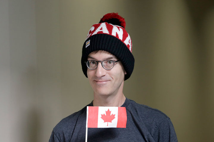 In this Tuesday, Sept. 8, 2015, photo, Canadian film director, Rob Cohen poses for a photo in Los Angeles. In “Being Canadian,” the Los Angeles-based comedy writer and director Cohen seeks to dispel, or at least poke fun at, some of the canards about being a Canuck.