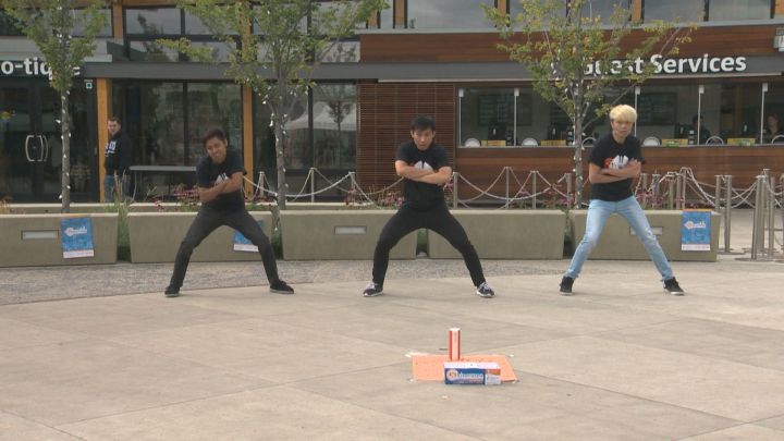 University of Alberta students perform at the Edmonton Valley Zoo for Shinerama Saturday, September 5, 2015.