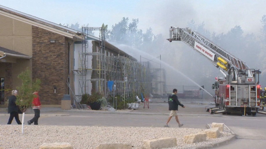 Fire crews battle massive blaze in Winnipeg’s east end - Winnipeg ...