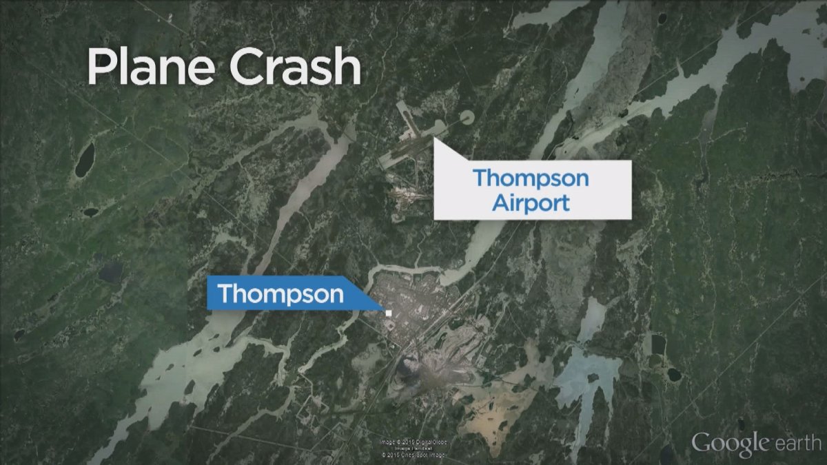 A Piper PA-31 Navajo airport operated by Keystone Air crashed just after leaving the Thompson airport Tuesday evening. 