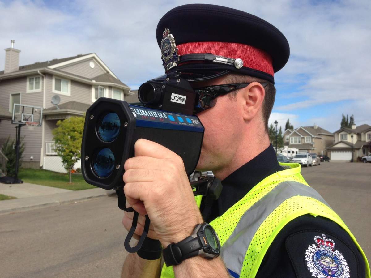 In a one-day traffic blitz earlier this week, the Edmonton Police Service handed out nearly 3,500 tickets to drivers, the majority of which were for speeding.