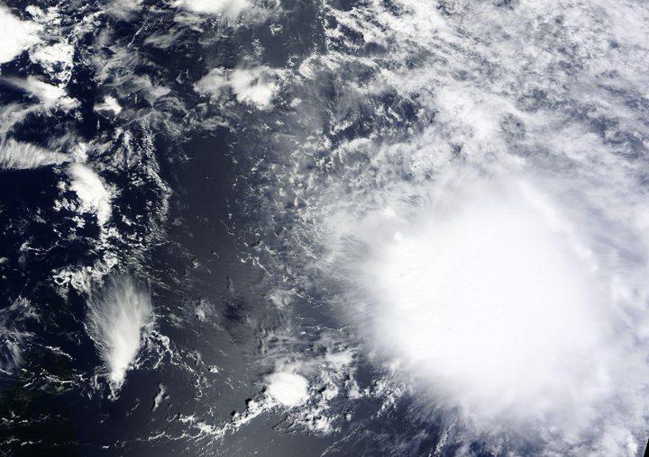 Tropical Storm Ida seen from space on Sept. 21, 2015.