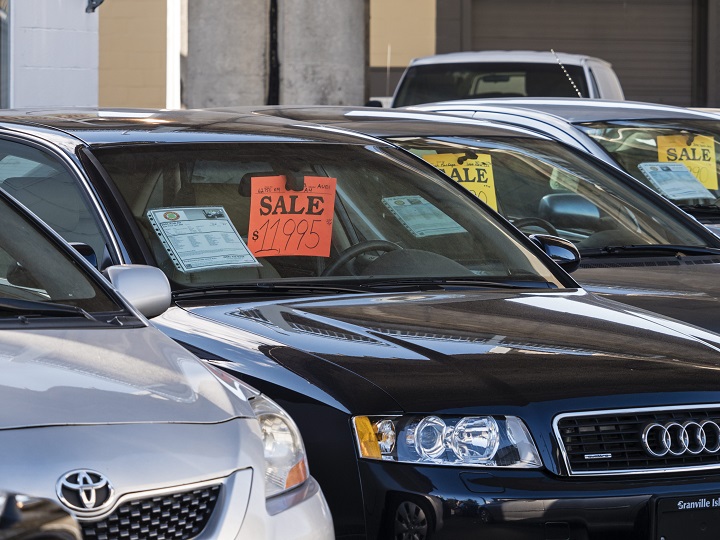 Used cars for sale, Granville Island Auto Centre, Vancouver, B.C., June 19, 2015. Kyle Martin was fined over $18,000 after pleading guilty to operating as a vehicle dealer without a licence in Humboldt.