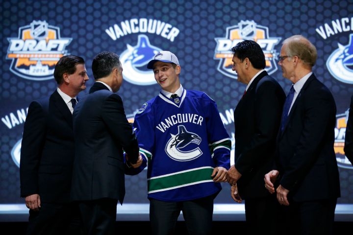 Jake Virtanen is expected to bring a physical presence to the ice.