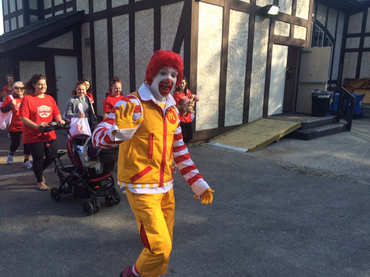 First annual Red Shoe Walk in support of the Ronald McDonald House. 