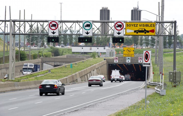 Canada's longest under-water tunnel will be undergoing construction for four years beginning in 2019.
