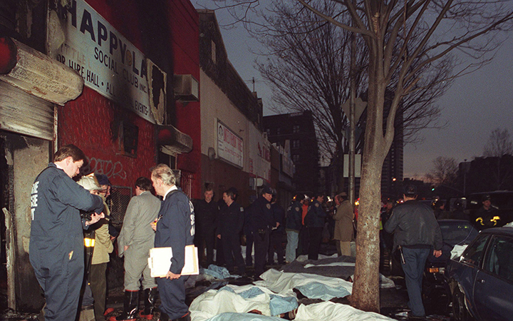 – March, 1990: An arson attack at the Happy Land nightclub in the Bronx borough of New York City killed 87 people. It started when a man angry with his girlfriend threw gasoline on the club’s only exit and set it on fire, then jammed down the metal front gate so people were trapped.