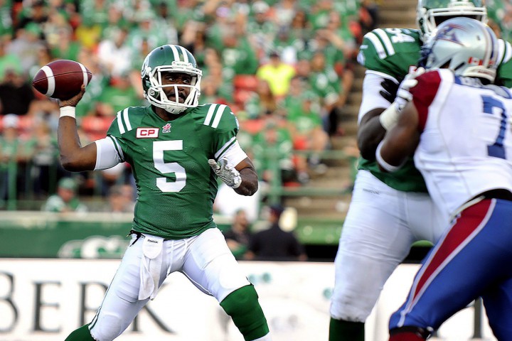 The Saskatchewan Roughriders have traded veteran quarterback Kevin Glenn to the Montreal Alouettes for a fifth round pick in the 2016 CFL Draft.