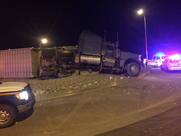 16 cattle killed after semi collision at new Nobleford roundabout - image