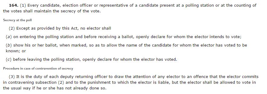 Voters, beware: You still aren’t allowed to publish photos of your ballot - image