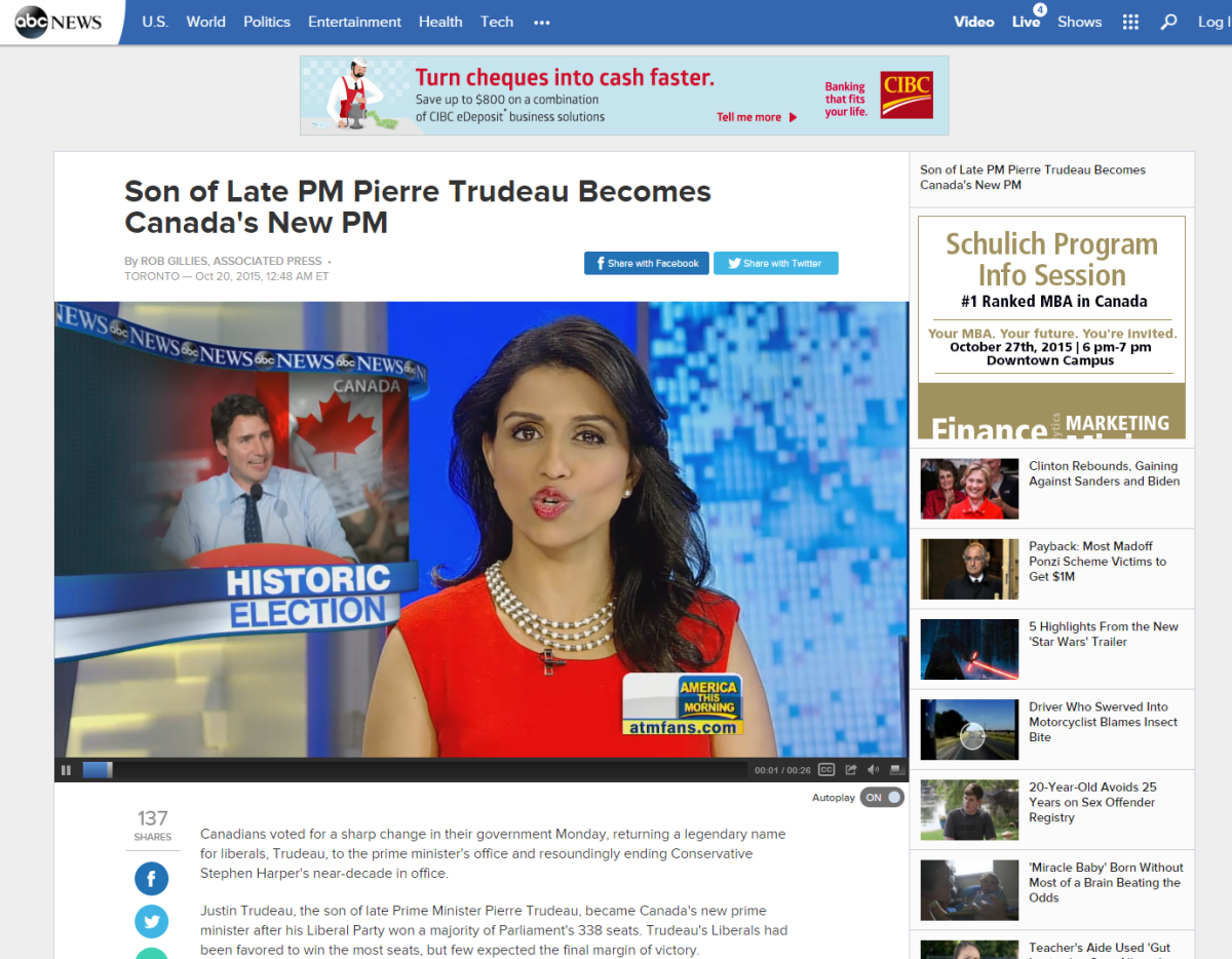 From ‘stunning rout’ to Canada’s ‘strip-teasing new PM’ – world media react to #Elxn42 - image