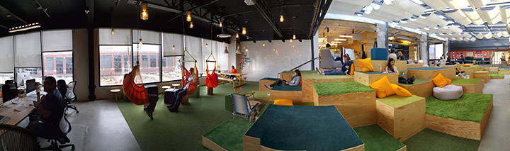 Airbnb San Francisco Headquarters strikes a balance between work and well being