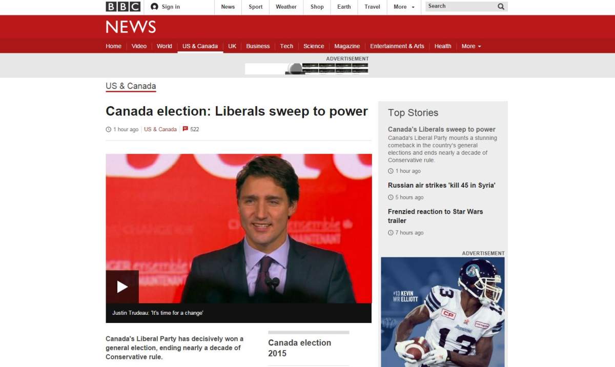 From ‘stunning rout’ to Canada’s ‘strip-teasing new PM’ – world media react to #Elxn42 - image