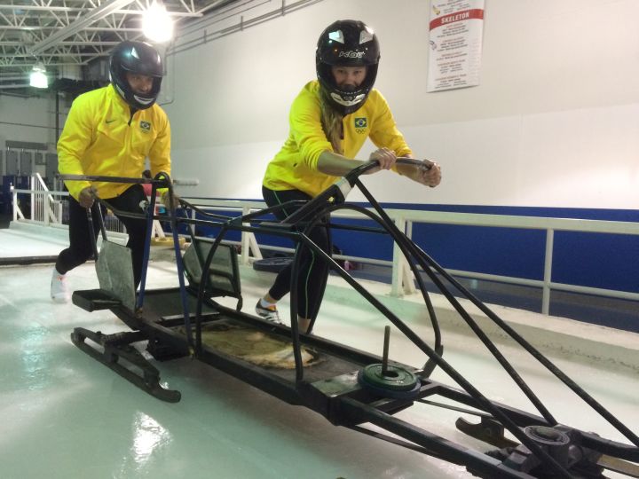 Calgary athletes Cristiano and Heather Paes are hoping to earn themselves an unusual spot in the record books, trying to become the first married couple to compete in the same Olympics for the same country in bobsleigh events.