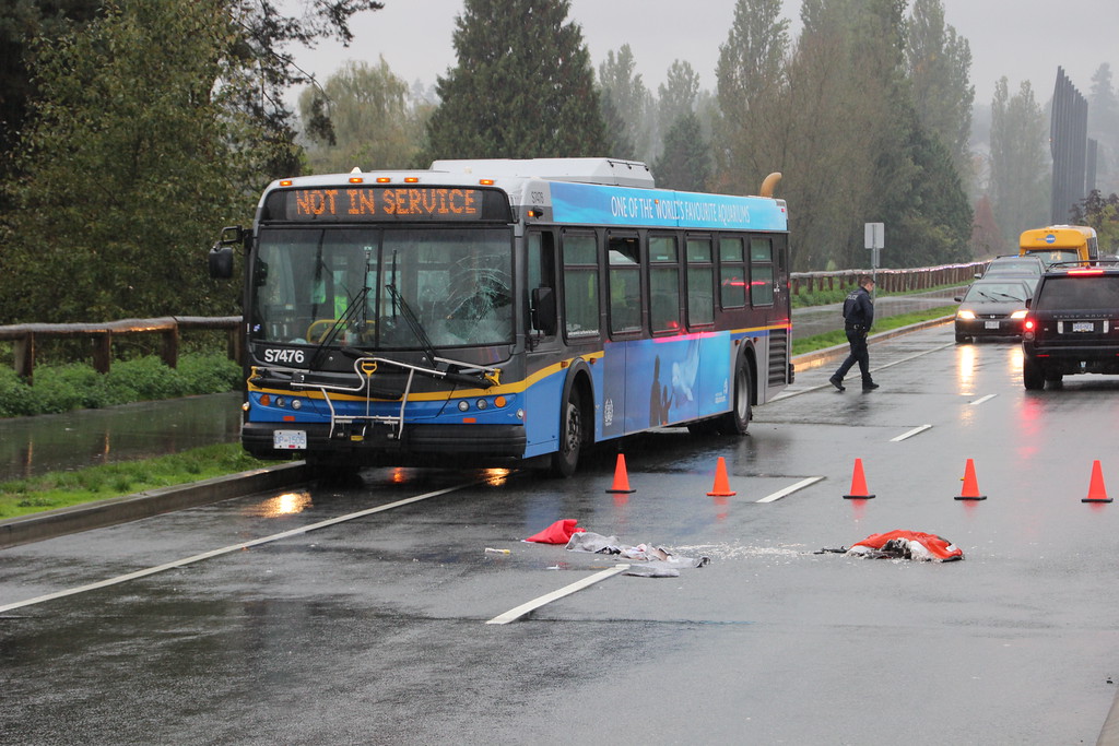 Pedestrian In Hospital After Getting Struck By Bus In Surrey Bc