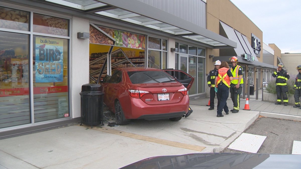 Gas pedal mix-up ends in storefront crash - image