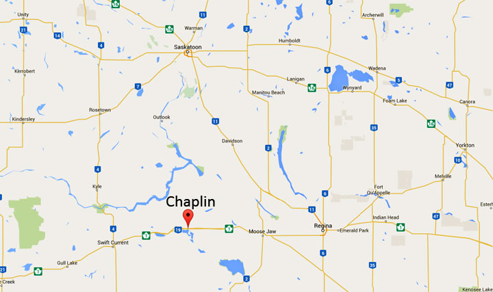 RCMP are searching for a second suspect involved in a home invasion early Saturday morning in Chaplin, Sask.