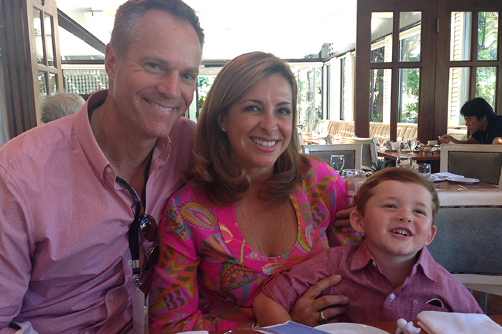 Global BC's Chris Gailus with his family. 