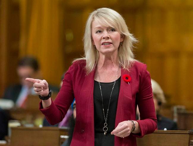 Candice Bergen, seen here in 2014, is joining the race for interim leadership of the Conservative Party.