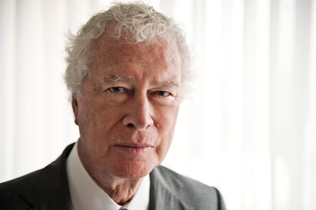 Ken Taylor, former Canadian ambassador to Iran, poses for a photo for the documentary "Our Man in Tehran, " during the 2013 Toronto International Film Festival in Toronto on Thursday, Sept. 12, 2013.