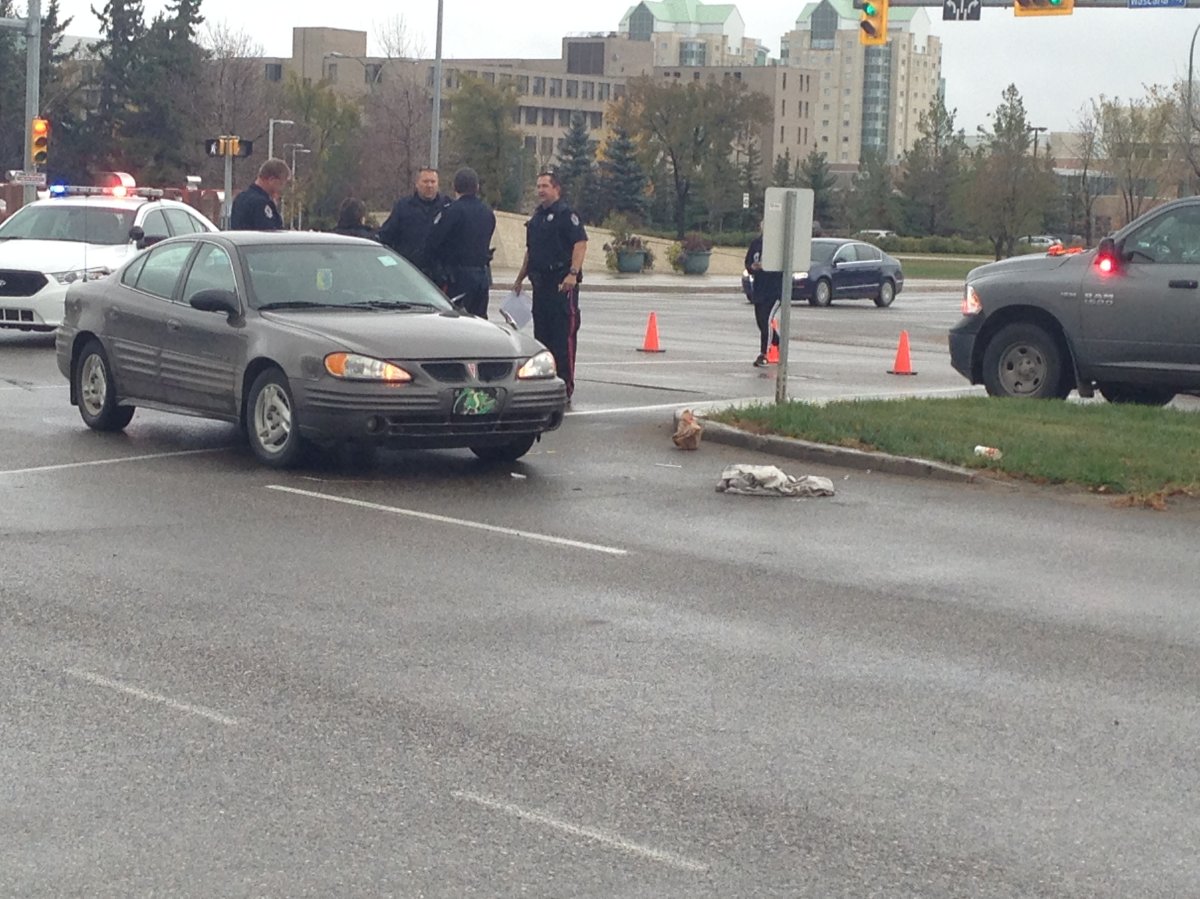 A driver in his 20's has been charged after he allegedly struck a teenager in a crosswalk.