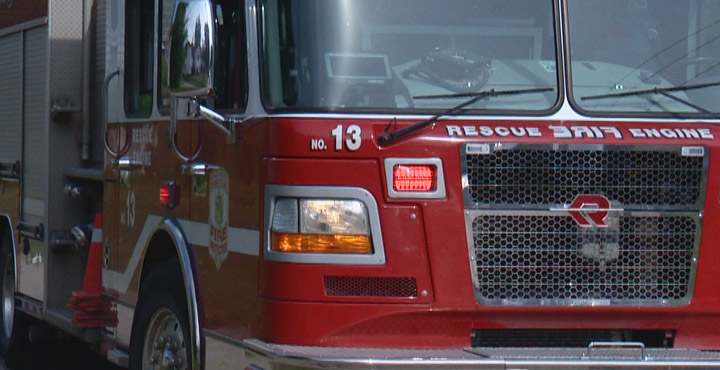Firefighters extinguished a suspicious vehicle fire in Saskatoon’s Westmount neighbourhood early Sunday morning.
