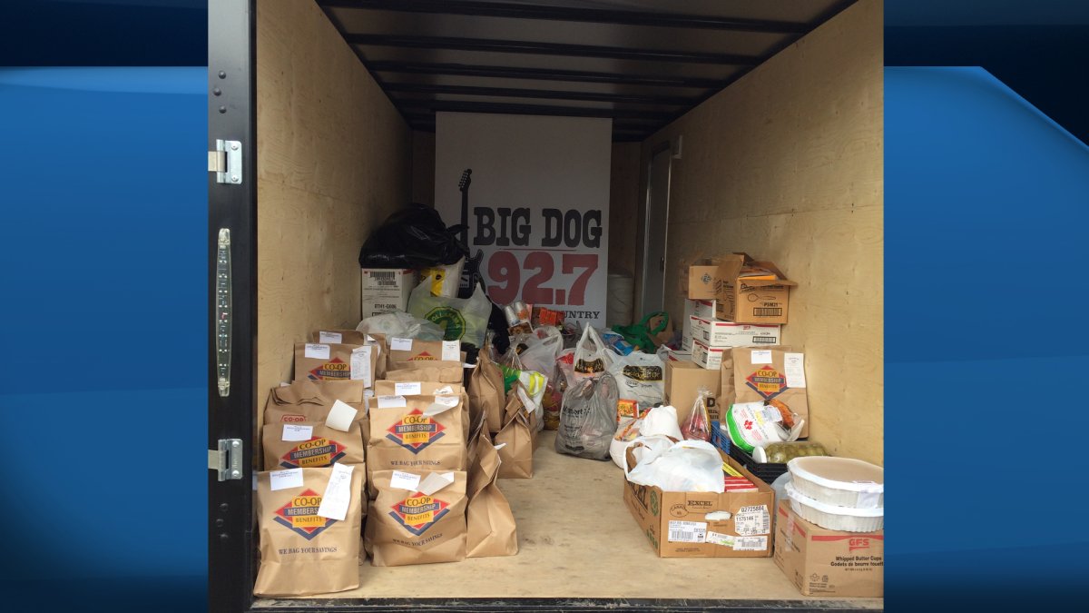 Big Dog and Sherwood Coop held a food drive Friday to help gather the needed Thanksgiving Day items for Souls Harbour Rescue Mission.