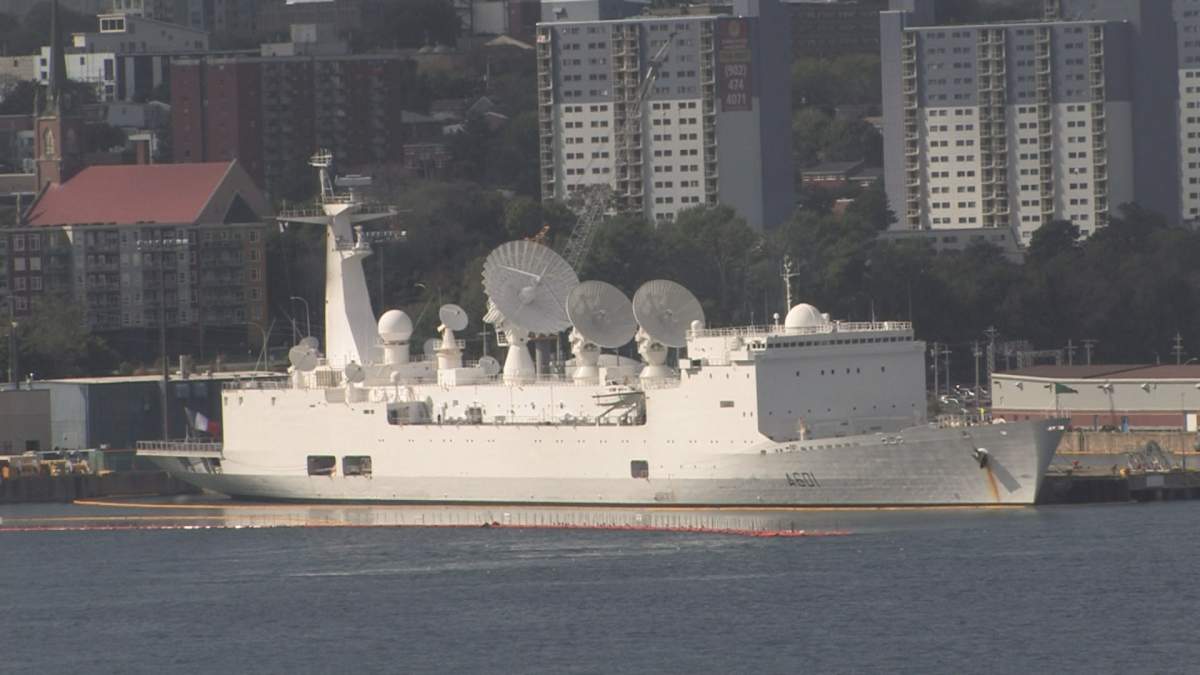 French Navy Ship - halifax harbour