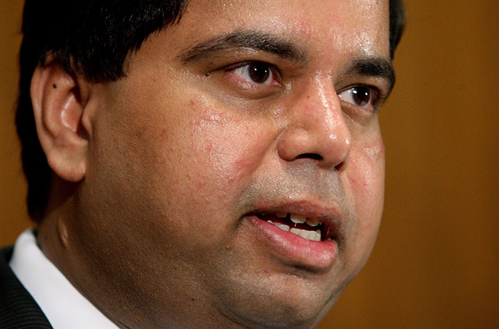 Toronto lawyer Gary Anandasangaree speaks during a news conference in Vancouver, B.C., on Tuesday October 20, 2009. 