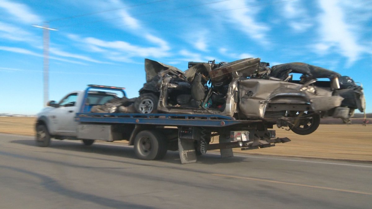 3 people killed, 2 hospitalized by collision south of Spruce Grove