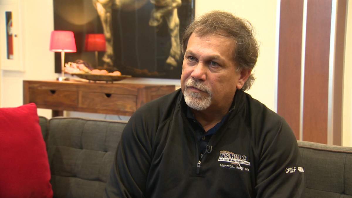 Eel Ground First Nation Chief George Ginnish.