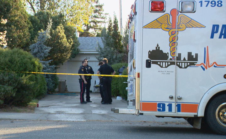 Saskatoon police are looking into a sudden death after shots were heard at a home in the Grosvenor Park neighbourhood.