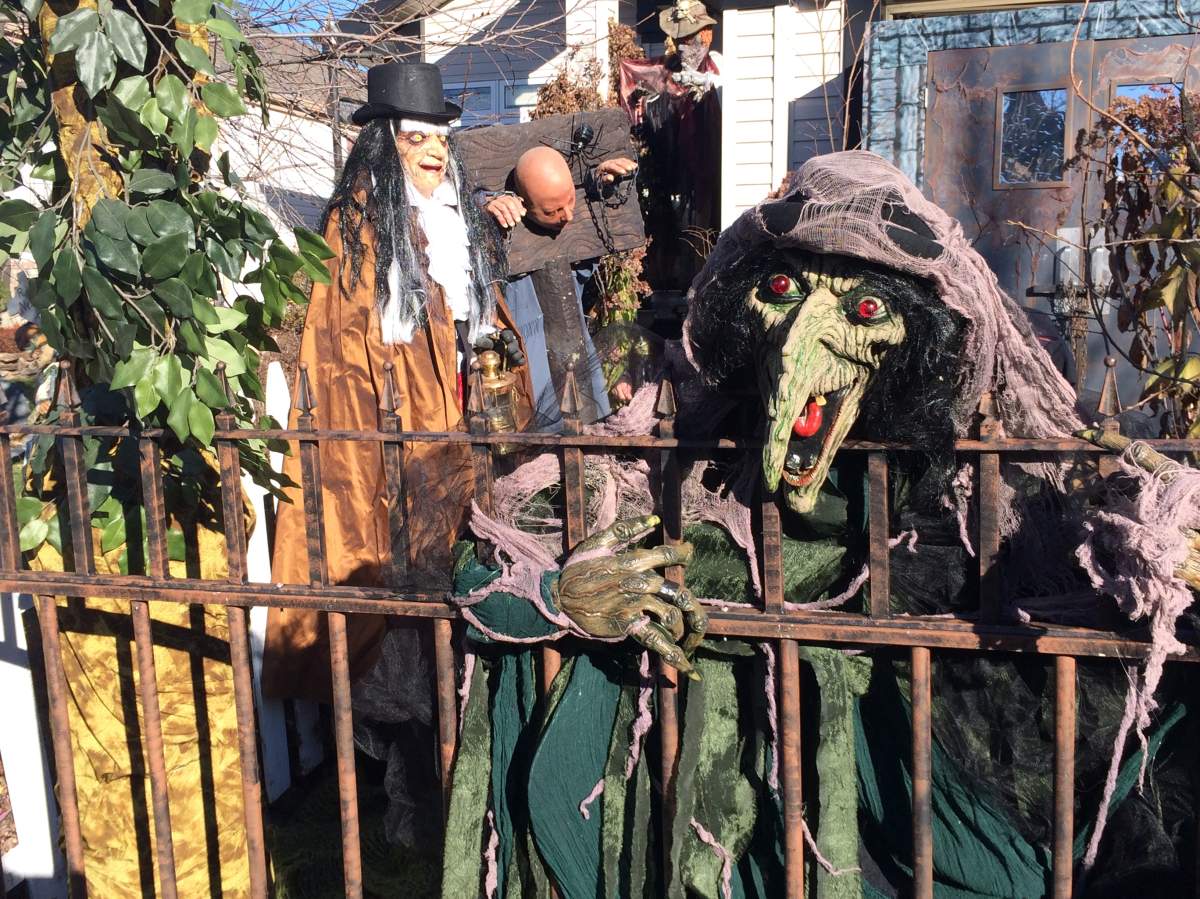 Brian and Ingrid Carli’s haunted house, located at 64 Embassy Place in St. Albert.